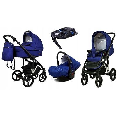 Babylux ® Enfant Poussette Combinée Set 4 en 1 UZO incl. Nacelle, Canne, Siège de voiture, ISOFIX Base Siège Auto Pliable avec Sac à langer, Habillage pluie etc. Publicité Babylux ® Enfant Poussette Combinée Set 4 en 1 UZO incl. Nacelle, Canne, Siège de voiture, ISOFIX Base Siège Auto Pliable avec Sac à langer, Habillage pluie etc. Publicité