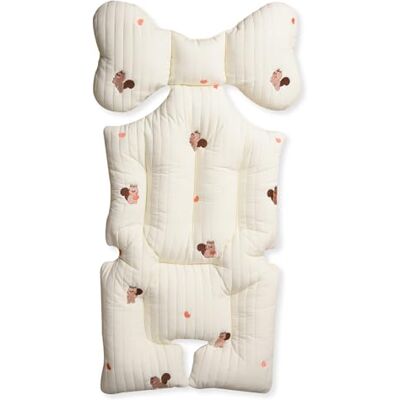 SONARIN Doux Coussin de Siège pour Poussette,Épais Coton Coussin de Poussette Bébé Coussin Réducteur de Landau Universel pour Poussette Landau Siège Voiture Chaise Haute(Écureuil) - Publicité SONARIN Doux Coussin de Siège pour Poussette,Épais Coton Coussin de Poussette Bébé Coussin Réducteur de Landau Universel pour Poussette Landau Siège Voiture Chaise Haute(Écureuil) - Publicité