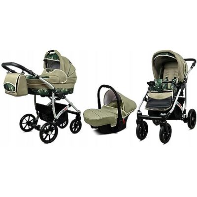 Babylux ® Enfant Poussette Combinée Set 3 en 1 Largo incl. Nacelle, Canne, Siège de voiture Siège Auto Pliable avec Sac à langer, Habillage pluie, Moustiquaire etc. Publicité Babylux ® Enfant Poussette Combinée Set 3 en 1 Largo incl. Nacelle, Canne, Siège de voiture Siège Auto Pliable avec Sac à langer, Habillage pluie, Moustiquaire etc. Publicité