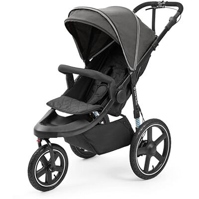 Ickle Bubba Poussette Venus Jogger Pro – Poussette tout-terrain à 3 roues, de la naissance à 22 kg, poignée réglable et pliage autobloquant (Gris anthracite) - Publicité Ickle Bubba Poussette Venus Jogger Pro – Poussette tout-terrain à 3 roues, de la naissance à 22 kg, poignée réglable et pliage autobloquant (Gris anthracite) - Publicité