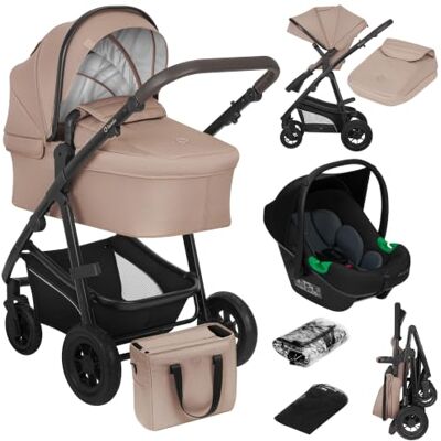 lionelo BIANKA Poussette 3 en 1 max 22 kg Nacelle max 9 kg Siège-auto max 13 kg Poussette Pliable Système de Voyage Dossier Réglable Roues 360° Amorti Auvent XXL Trio poussettes combinées - Publicité lionelo BIANKA Poussette 3 en 1 max 22 kg Nacelle max 9 kg Siège-auto max 13 kg Poussette Pliable Système de Voyage Dossier Réglable Roues 360° Amorti Auvent XXL Trio poussettes combinées - Publicité