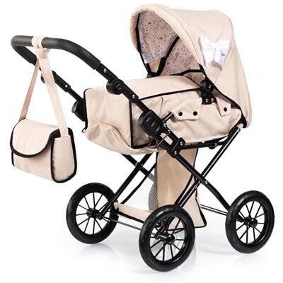 Bayer Design Poussette Landau pour poupée City Star avec Sac à bandoulière transformable en poussette canne pour poupées, nacelle amovible, poignée réglable, pliable, pour les enfants 3+ ans - Publicité Bayer Design Poussette Landau pour poupée City Star avec Sac à bandoulière transformable en poussette canne pour poupées, nacelle amovible, poignée réglable, pliable, pour les enfants 3+ ans - Publicité