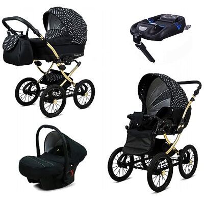 BABYLUX - MARGARET - Points blancs - 4-en-1 - Poussette - Publicité BABYLUX - MARGARET - Points blancs - 4-en-1 - Poussette - Publicité