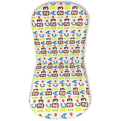 Sadocom Tapis de coussin de poussette pour bébé Tapis de poussette Tapis de siège de voiture Couverture universelle Protecteur Respirant Doux (Numbers) - Publicité Sadocom Tapis de coussin de poussette pour bébé Tapis de poussette Tapis de siège de voiture Couverture universelle Protecteur Respirant Doux (Numbers) - Publicité