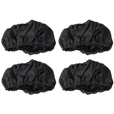 Zerodis 4pcs couverture de protection de roues de poussette de bébé noir couvre pneu anti-poussière enfant enfant classique couverture de roues de poussette accessoires (s/l)(S) - Publicité Zerodis 4pcs couverture de protection de roues de poussette de bébé noir couvre pneu anti-poussière enfant enfant classique couverture de roues de poussette accessoires (s/l)(S) - Publicité