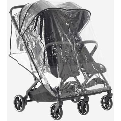 Deryan Housse de pluie universelle pour Rolo X2 (XL/V2) poussette Protection contre les intempéries, le vent et l'eau - Publicité Deryan Housse de pluie universelle pour Rolo X2 (XL/V2) poussette Protection contre les intempéries, le vent et l'eau - Publicité