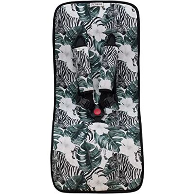 JYOKO KIDS Housse Universal Couverture pour Poussette, Matelassée pour Landau + Protège Harnais Fabriqué en Tissu Coton + Mousse et Technique Respirant (Zebra) - Publicité JYOKO KIDS Housse Universal Couverture pour Poussette, Matelassée pour Landau + Protège Harnais Fabriqué en Tissu Coton + Mousse et Technique Respirant (Zebra) - Publicité