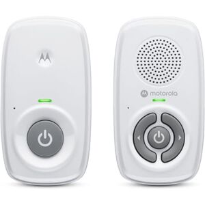 Motorola AM21 Audio Baby Monitor Moniteur numérique avec Technologie DECT pour la Surveillance Audio Longue portée Microphone Haute sensibilité Blanc - Publicité Motorola AM21 Audio Baby Monitor Moniteur numérique avec Technologie DECT pour la Surveillance Audio Longue portée Microphone Haute sensibilité Blanc - Publicité