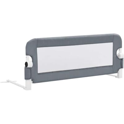 vidaXL Barrière de Sécurité pour Lit Bébé 102x42cm Gris - Publicité vidaXL Barrière de Sécurité pour Lit Bébé 102x42cm Gris - Publicité