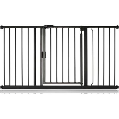 Safetots Barrière de Sécurité à Pression à Fermeture Automatique, Barrière d'Escalier à Fermeture Automatique pour Bébé, Barrière de Sécurité, 139,8cm 146,8cm, Couleur Noir Mat - Publicité Safetots Barrière de Sécurité à Pression à Fermeture Automatique, Barrière d'Escalier à Fermeture Automatique pour Bébé, Barrière de Sécurité, 139,8cm 146,8cm, Couleur Noir Mat - Publicité