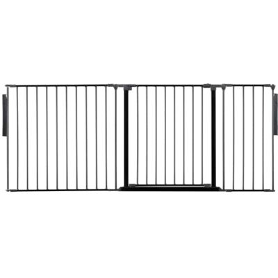 Safetots Séparateur de Pièce Multi-Panneau Premium, jusqu'à 187cm de Largeur, Barrière Flexible Multi-Panneau avec Porte pour Bébés et Tout-Petits, 70cm de Haut, Couleur Noir - Publicité Safetots Séparateur de Pièce Multi-Panneau Premium, jusqu'à 187cm de Largeur, Barrière Flexible Multi-Panneau avec Porte pour Bébés et Tout-Petits, 70cm de Haut, Couleur Noir - Publicité