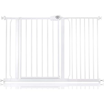 Bettacare Barrière de Sécurité Easy Fit, Barrière d'Escalier à Fixation par Pression pour Bébé, Installation Facile pour Portes, Couloirs et Espaces, 126,7cm 134,7cm, Couleur Blanc - Publicité Bettacare Barrière de Sécurité Easy Fit, Barrière d'Escalier à Fixation par Pression pour Bébé, Installation Facile pour Portes, Couloirs et Espaces, 126,7cm 134,7cm, Couleur Blanc - Publicité