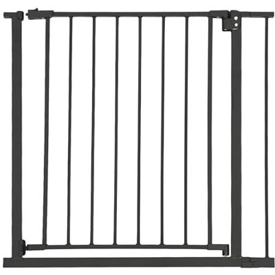 Relaxdays Barrière de sécurité pour escalier, 82-87 cm, sans perçage, bébé, escalier et Porte, à Clipser, Noire - Publicité Relaxdays Barrière de sécurité pour escalier, 82-87 cm, sans perçage, bébé, escalier et Porte, à Clipser, Noire - Publicité