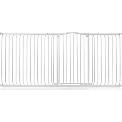 Safetots Barrière de Sécurité Supérieure Extra Haute avec Design Courbé, Barrière à Pression pour Escaliers, 216cm 225cm, Hauteur Extra Haute de 100cm, Couleur Blanc Mat - Publicité Safetots Barrière de Sécurité Supérieure Extra Haute avec Design Courbé, Barrière à Pression pour Escaliers, 216cm 225cm, Hauteur Extra Haute de 100cm, Couleur Blanc Mat - Publicité