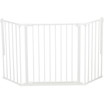 BabyDan Barrière de sécurité enfant multi-fonction, blanc (M) 90-146cm - Publicité BabyDan Barrière de sécurité enfant multi-fonction, blanc (M) 90-146cm - Publicité