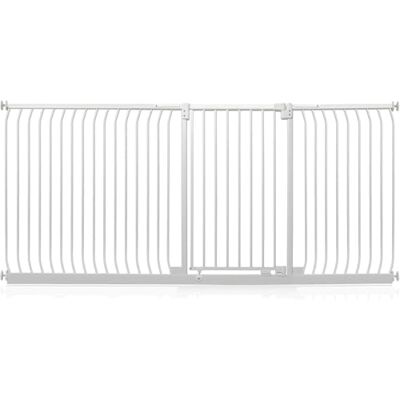 Safetots Barrière de Sécurité Extra Haute Elite, Barrière d'Escalier à Fixation par Pression, Barrière de Sécurité pour Bébé pour Portes, 234cm 243cm, Hauteur Extra Haute de 100cm, Couleur Blanc Mat - Publicité Safetots Barrière de Sécurité Extra Haute Elite, Barrière d'Escalier à Fixation par Pression, Barrière de Sécurité pour Bébé pour Portes, 234cm 243cm, Hauteur Extra Haute de 100cm, Couleur Blanc Mat - Publicité
