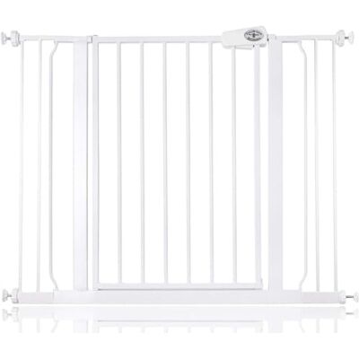 Bettacare Barrière de Sécurité Easy Fit, Barrière d'Escalier à Fixation par Pression pour Bébé, Installation Facile pour Portes, Couloirs et Espaces, 100,8cm 108,8cm, Couleur Blanc - Publicité Bettacare Barrière de Sécurité Easy Fit, Barrière d'Escalier à Fixation par Pression pour Bébé, Installation Facile pour Portes, Couloirs et Espaces, 100,8cm 108,8cm, Couleur Blanc - Publicité