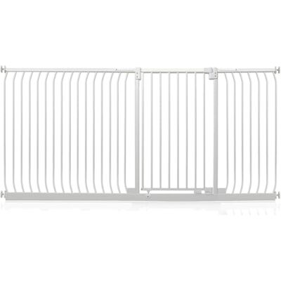 Safetots Barrière de Sécurité Extra Haute Elite, Barrière d'Escalier à Fixation par Pression, Barrière de Sécurité pour Bébé pour Portes, 216cm 225cm, Hauteur Extra Haute de 100cm, Couleur Blanc Mat - Publicité Safetots Barrière de Sécurité Extra Haute Elite, Barrière d'Escalier à Fixation par Pression, Barrière de Sécurité pour Bébé pour Portes, 216cm 225cm, Hauteur Extra Haute de 100cm, Couleur Blanc Mat - Publicité