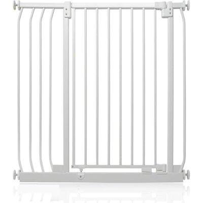 Safetots Barrière de Sécurité Extra Haute Elite, Barrière d'Escalier à Fixation par Pression, Barrière de Sécurité pour Bébé pour Portes, 89cm 98cm, Hauteur Extra Haute de 96.8cm, Couleur Blanc Mat - Publicité Safetots Barrière de Sécurité Extra Haute Elite, Barrière d'Escalier à Fixation par Pression, Barrière de Sécurité pour Bébé pour Portes, 89cm 98cm, Hauteur Extra Haute de 96.8cm, Couleur Blanc Mat - Publicité