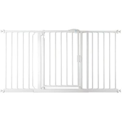 Safetots Barrière de Sécurité à Pression à Fermeture Automatique, Barrière d'Escalier à Fermeture Automatique pour Bébé, Barrière de Sécurité, 147cm 154cm, Couleur Blanc - Publicité Safetots Barrière de Sécurité à Pression à Fermeture Automatique, Barrière d'Escalier à Fermeture Automatique pour Bébé, Barrière de Sécurité, 147cm 154cm, Couleur Blanc - Publicité