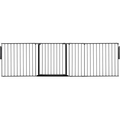 Safetots Séparateur de Pièce Multi-Panneau Premium, jusqu'à 259cm de Largeur, Barrière Flexible Multi-Panneau avec Porte pour Bébés et Tout-Petits, 70cm de Haut, Couleur Noir - Publicité Safetots Séparateur de Pièce Multi-Panneau Premium, jusqu'à 259cm de Largeur, Barrière Flexible Multi-Panneau avec Porte pour Bébés et Tout-Petits, 70cm de Haut, Couleur Noir - Publicité