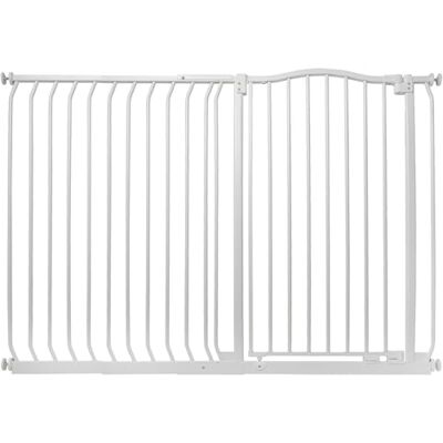Bettacare Barrière pour Chien à Design Courbé Extra Haute, Barrière à Pression pour Chien et Chiot, Installation Facile, 134cm 143cm, Hauteur Extra Haute de 100cm, Couleur Blanc Mat - Publicité Bettacare Barrière pour Chien à Design Courbé Extra Haute, Barrière à Pression pour Chien et Chiot, Installation Facile, 134cm 143cm, Hauteur Extra Haute de 100cm, Couleur Blanc Mat - Publicité