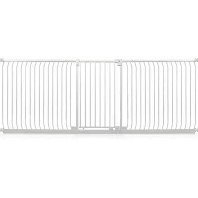 Safetots Barrière de Sécurité Extra Haute Elite, Barrière d'Escalier à Fixation par Pression, Barrière de Sécurité pour Bébé pour Portes, 271cm 280cm, Hauteur Extra Haute de 100cm, Couleur Blanc Mat - Publicité Safetots Barrière de Sécurité Extra Haute Elite, Barrière d'Escalier à Fixation par Pression, Barrière de Sécurité pour Bébé pour Portes, 271cm 280cm, Hauteur Extra Haute de 100cm, Couleur Blanc Mat - Publicité