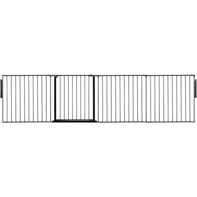Safetots Séparateur de Pièce Multi-Panneau Premium, jusqu'à 298cm de Largeur, Barrière Flexible Multi-Panneau avec Porte pour Bébés et Tout-Petits, 70cm de Haut, Couleur Noir - Publicité Safetots Séparateur de Pièce Multi-Panneau Premium, jusqu'à 298cm de Largeur, Barrière Flexible Multi-Panneau avec Porte pour Bébés et Tout-Petits, 70cm de Haut, Couleur Noir - Publicité