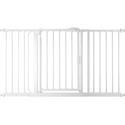 Safetots Barrière de Sécurité à Pression à Fermeture Automatique, Barrière d'Escalier à Fermeture Automatique pour Bébé, Barrière de Sécurité, 139,8cm 146,8cm, Couleur Blanc - Publicité Safetots Barrière de Sécurité à Pression à Fermeture Automatique, Barrière d'Escalier à Fermeture Automatique pour Bébé, Barrière de Sécurité, 139,8cm 146,8cm, Couleur Blanc - Publicité