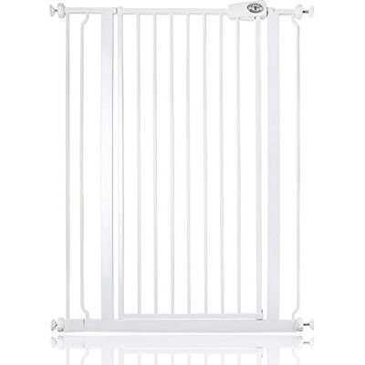 Bettacare Barrière pour Enfants et Chiens, Barrière Extra Haute de 104cm, Barrière de Sécurité Étroite à Pression pour Escalier, 81,4cm 89cm, Couleur Blanc - Publicité Bettacare Barrière pour Enfants et Chiens, Barrière Extra Haute de 104cm, Barrière de Sécurité Étroite à Pression pour Escalier, 81,4cm 89cm, Couleur Blanc - Publicité