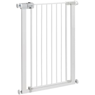 Safety 1st Easy Close Extra Tall Metal Gate, Barrière escalier enfant à pression 73-80 cm (max 94 cm), Barrière de sécurité enfant extra haute (91 cm) à fermeture facile, Sans vis ni perçage, Blanc - Publicité Safety 1st Easy Close Extra Tall Metal Gate, Barrière escalier enfant à pression 73-80 cm (max 94 cm), Barrière de sécurité enfant extra haute (91 cm) à fermeture facile, Sans vis ni perçage, Blanc - Publicité
