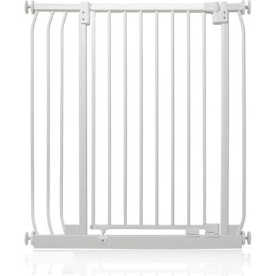Safetots Barrière de Sécurité Extra Haute Elite, Barrière d'Escalier à Fixation par Pression, Barrière de Sécurité pour Bébé pour Portes, 80cm 89cm, Hauteur Extra Haute de 96.8cm, Couleur Blanc Mat - Publicité Safetots Barrière de Sécurité Extra Haute Elite, Barrière d'Escalier à Fixation par Pression, Barrière de Sécurité pour Bébé pour Portes, 80cm 89cm, Hauteur Extra Haute de 96.8cm, Couleur Blanc Mat - Publicité