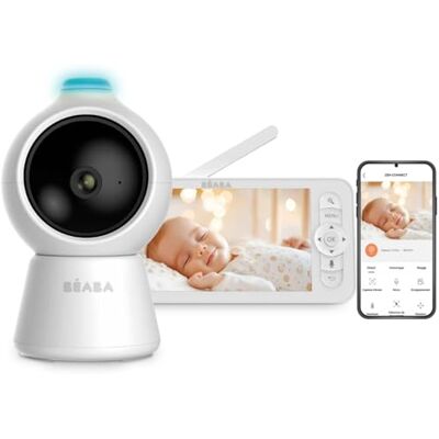 Béaba Zen Smart AI Babyphone Vidéo 3 en 1, Blanc - Publicité Béaba Zen Smart AI Babyphone Vidéo 3 en 1, Blanc - Publicité