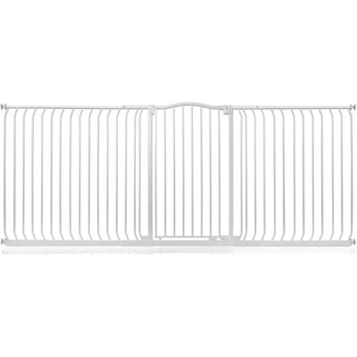 Safetots Barrière de Sécurité Supérieure Extra Haute avec Design Courbé, Barrière à Pression pour Escaliers, 234cm 243cm, Hauteur Extra Haute de 100cm, Couleur Blanc Mat - Publicité Safetots Barrière de Sécurité Supérieure Extra Haute avec Design Courbé, Barrière à Pression pour Escaliers, 234cm 243cm, Hauteur Extra Haute de 100cm, Couleur Blanc Mat - Publicité