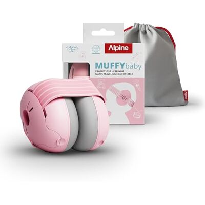Alpine Muffy Baby Casque Anti Bruit Bébé : Protection Auditive Jusqu'à 36 Mois Certifié CE Améliore le Sommeil Pendant les Déplacements Réglable Rose Clair - Publicité Alpine Muffy Baby Casque Anti Bruit Bébé : Protection Auditive Jusqu'à 36 Mois Certifié CE Améliore le Sommeil Pendant les Déplacements Réglable Rose Clair - Publicité
