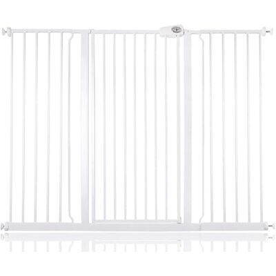Bettacare Barrière Extra Haute Premium pour Chien, Installation Facile par Pression pour Chien et Chiot, 139,8cm 147,4m, Extra Haute de 104cm, Couleur Blanc - Publicité Bettacare Barrière Extra Haute Premium pour Chien, Installation Facile par Pression pour Chien et Chiot, 139,8cm 147,4m, Extra Haute de 104cm, Couleur Blanc - Publicité