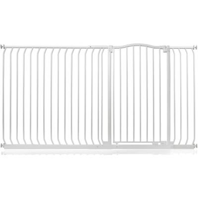 Safetots Barrière de Sécurité Supérieure Extra Haute avec Design Courbé, Barrière à Pression pour Escaliers, 189cm 198cm, Hauteur Extra Haute de 100cm, Couleur Blanc Mat - Publicité Safetots Barrière de Sécurité Supérieure Extra Haute avec Design Courbé, Barrière à Pression pour Escaliers, 189cm 198cm, Hauteur Extra Haute de 100cm, Couleur Blanc Mat - Publicité