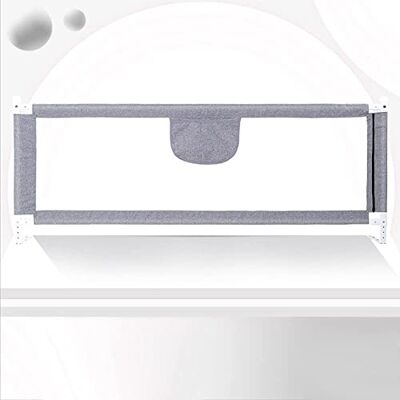LANTUS Barrière de Sécurité Enfant Lit Pliable, Barrière de Lit Enfant Bébé 0-3 Ans, Bords Arrondis et Maille Respirante-1.8m-Gris - Publicité LANTUS Barrière de Sécurité Enfant Lit Pliable, Barrière de Lit Enfant Bébé 0-3 Ans, Bords Arrondis et Maille Respirante-1.8m-Gris - Publicité