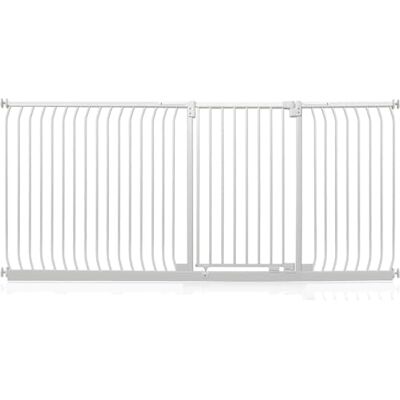 Safetots Barrière de Sécurité Extra Haute Elite, Barrière d'Escalier à Fixation par Pression, Barrière de Sécurité pour Bébé pour Portes, 225cm 234cm, Hauteur Extra Haute de 100cm, Couleur Blanc Mat - Publicité Safetots Barrière de Sécurité Extra Haute Elite, Barrière d'Escalier à Fixation par Pression, Barrière de Sécurité pour Bébé pour Portes, 225cm 234cm, Hauteur Extra Haute de 100cm, Couleur Blanc Mat - Publicité
