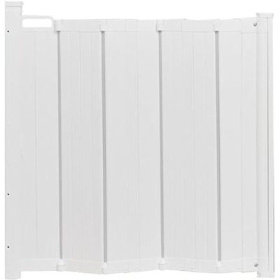 Bettacare Barrière de Sécurité Automatique Pliante Rétractable pour Chien, Barrière Pliante pour Animaux, Sécurité Rétractable pour Chien, 55cm 89cm, Couleur Blanc - Publicité Bettacare Barrière de Sécurité Automatique Pliante Rétractable pour Chien, Barrière Pliante pour Animaux, Sécurité Rétractable pour Chien, 55cm 89cm, Couleur Blanc - Publicité