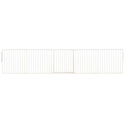 Safetots Séparateur de Pièce Multi-Panneau Premium, jusqu'à 370cm de Largeur, Barrière Flexible Multi-Panneau avec Porte pour Bébés et Tout-Petits, 70cm de Haut, Couleur Blanc - Publicité Safetots Séparateur de Pièce Multi-Panneau Premium, jusqu'à 370cm de Largeur, Barrière Flexible Multi-Panneau avec Porte pour Bébés et Tout-Petits, 70cm de Haut, Couleur Blanc - Publicité