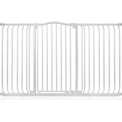 Safetots Barrière de Sécurité Supérieure Extra Haute avec Design Courbé, Barrière à Pression pour Escaliers, 152cm 161cm, Hauteur Extra Haute de 100cm, Couleur Blanc Mat - Publicité Safetots Barrière de Sécurité Supérieure Extra Haute avec Design Courbé, Barrière à Pression pour Escaliers, 152cm 161cm, Hauteur Extra Haute de 100cm, Couleur Blanc Mat - Publicité