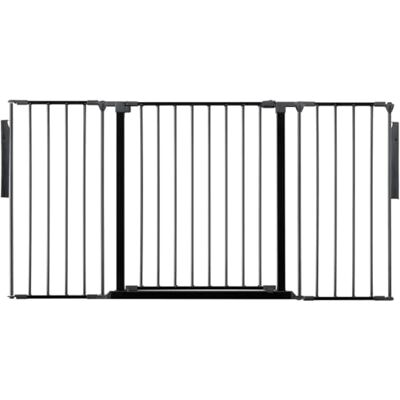 Safetots Séparateur de Pièce Multi-Panneau Premium, jusqu'à 148cm de Largeur, Barrière Flexible Multi-Panneau avec Porte pour Bébés et Tout-Petits, 70cm de Haut, Couleur Noir - Publicité Safetots Séparateur de Pièce Multi-Panneau Premium, jusqu'à 148cm de Largeur, Barrière Flexible Multi-Panneau avec Porte pour Bébés et Tout-Petits, 70cm de Haut, Couleur Noir - Publicité