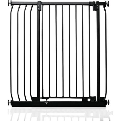 Safetots Barrière de Sécurité Extra Haute Elite, Barrière d'Escalier à Fixation par Pression, Barrière de Sécurité pour Bébé pour Portes, 89cm 98cm, Hauteur Extra Haute de 96.8cm, Couleur Noir Mat - Publicité Safetots Barrière de Sécurité Extra Haute Elite, Barrière d'Escalier à Fixation par Pression, Barrière de Sécurité pour Bébé pour Portes, 89cm 98cm, Hauteur Extra Haute de 96.8cm, Couleur Noir Mat - Publicité