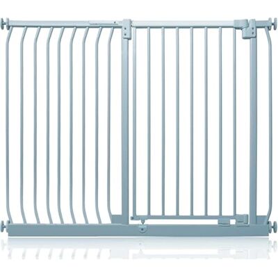 Safetots Barrière de Sécurité Extra Haute Elite, Barrière d'Escalier à Fixation par Pression, Barrière de Sécurité pour Bébé pour Portes, 134cm 143cm, Hauteur Extra Haute de 96.8cm, Couleur Gris Mat - Publicité Safetots Barrière de Sécurité Extra Haute Elite, Barrière d'Escalier à Fixation par Pression, Barrière de Sécurité pour Bébé pour Portes, 134cm 143cm, Hauteur Extra Haute de 96.8cm, Couleur Gris Mat - Publicité