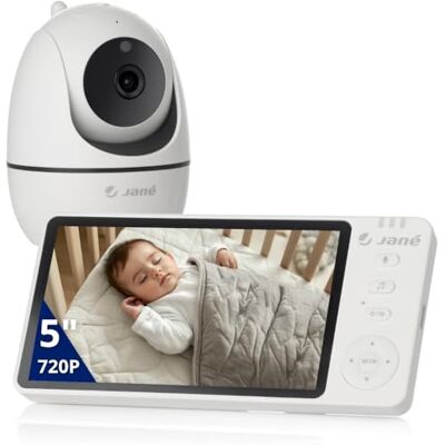 Jane Jané Eye Pro Baby Monitor, Baby Monitor avec Caméra Rotative, Inclinaison Motorisée, Écran 5", Audio Bidirectionnel, Vision Nocturne, Longue Portée, avec Musique - Publicité Jane Jané Eye Pro Baby Monitor, Baby Monitor avec Caméra Rotative, Inclinaison Motorisée, Écran 5", Audio Bidirectionnel, Vision Nocturne, Longue Portée, avec Musique - Publicité