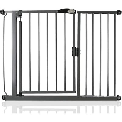 Bettacare Barrière de Sécurité à Fermeture Automatique, Barrière de Sécurité à Pression pour Bébé, Sécurité pour Portes et Couloirs, 111cm 118cm, Couleur Gris Ardoise - Publicité Bettacare Barrière de Sécurité à Fermeture Automatique, Barrière de Sécurité à Pression pour Bébé, Sécurité pour Portes et Couloirs, 111cm 118cm, Couleur Gris Ardoise - Publicité