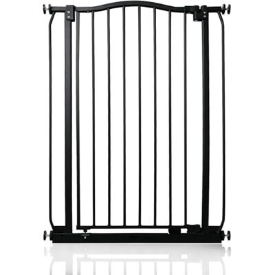 Safetots Barrière de Sécurité Supérieure Extra Haute avec Design Courbé, Barrière à Pression pour Escaliers, 71cm 80cm, Hauteur Extra Haute de 100cm, Couleur Noir Mat - Publicité Safetots Barrière de Sécurité Supérieure Extra Haute avec Design Courbé, Barrière à Pression pour Escaliers, 71cm 80cm, Hauteur Extra Haute de 100cm, Couleur Noir Mat - Publicité