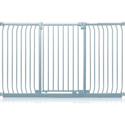 Safetots Barrière de Sécurité Extra Haute Elite, Barrière d'Escalier à Fixation par Pression, Barrière de Sécurité pour Bébé pour Portes, 179cm 188cm, Hauteur Extra Haute de 96.8cm, Couleur Gris Mat - Publicité Safetots Barrière de Sécurité Extra Haute Elite, Barrière d'Escalier à Fixation par Pression, Barrière de Sécurité pour Bébé pour Portes, 179cm 188cm, Hauteur Extra Haute de 96.8cm, Couleur Gris Mat - Publicité