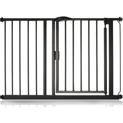 Safetots Barrière de Sécurité à Pression à Fermeture Automatique, Barrière d'Escalier à Fermeture Automatique pour Bébé, Barrière de Sécurité, 111cm 118cm, Couleur Noir Mat - Publicité Safetots Barrière de Sécurité à Pression à Fermeture Automatique, Barrière d'Escalier à Fermeture Automatique pour Bébé, Barrière de Sécurité, 111cm 118cm, Couleur Noir Mat - Publicité